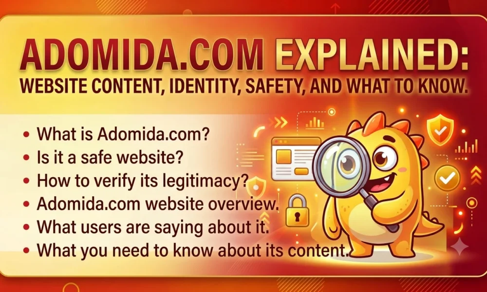 Adomida.com Explained Website Content, Identity, Safety and What to Know.
