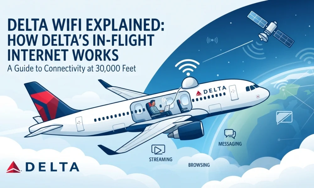 DeltaWiFi Explained How Delta's In-Flight Internet Works.