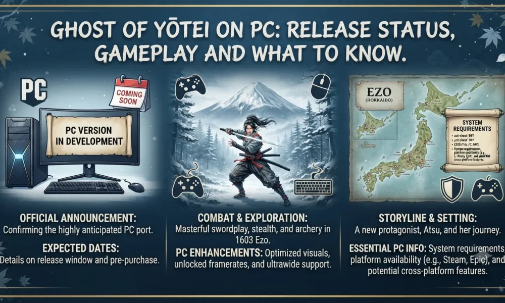 Ghost of Yōtei on PC Release Status, Gameplay and What to Know.