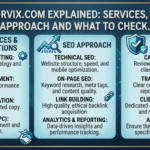 Glorvix.com Explained Services, SEO Approach and What to Check.
