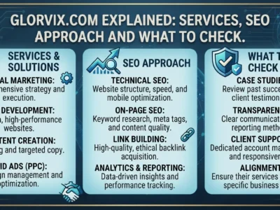 Glorvix.com Explained Services, SEO Approach and What to Check.