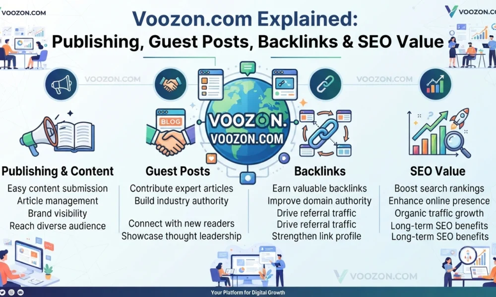 Voozon.com Explained Publishing, Guest Posts, Backlinks and SEO Value.