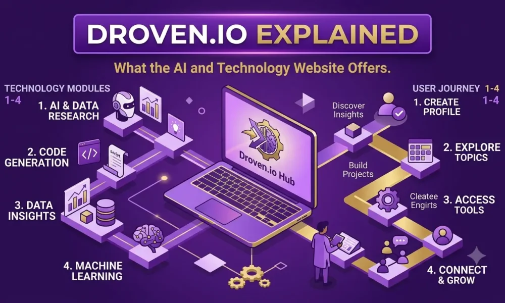 Droven.io Explained What the AI and Technology Website Offers.