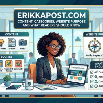 Erikkapost.com Content, Categories, Website Purpose and What Readers Should Know.