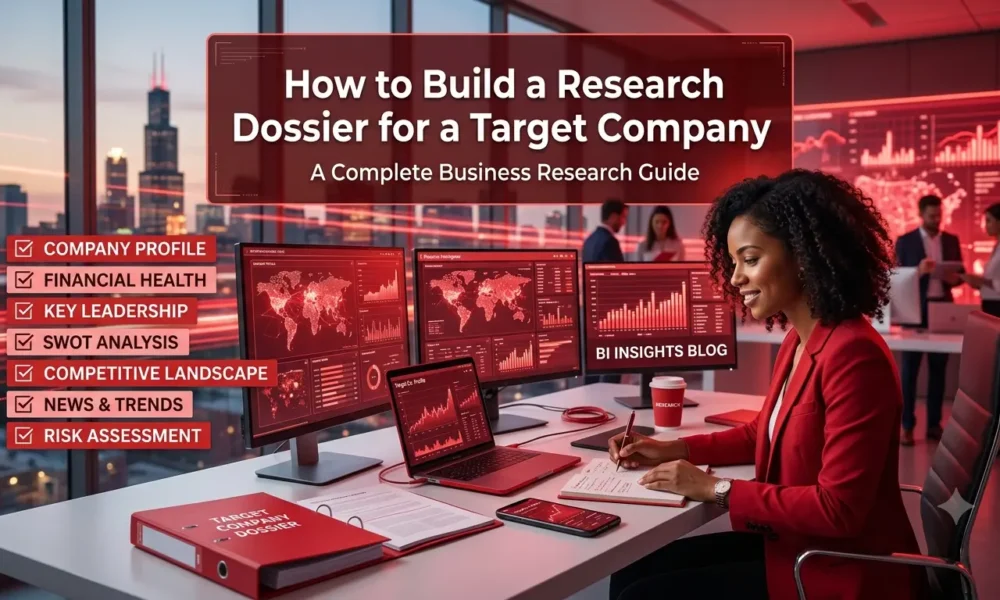 How to Build a Research Dossier for a Target Company A Complete Business Research Guide.