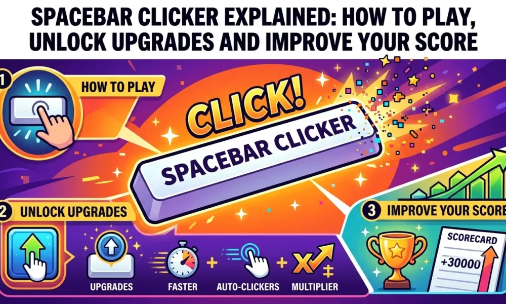 Spacebar Clicker Explained How to Play, Unlock Upgrades and Improve Your Score.