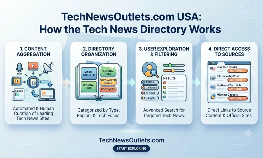TechNewsOutlets.com USA How the Tech News Directory Works.